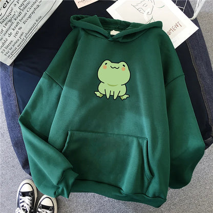 Frosch Kapuzenpullover