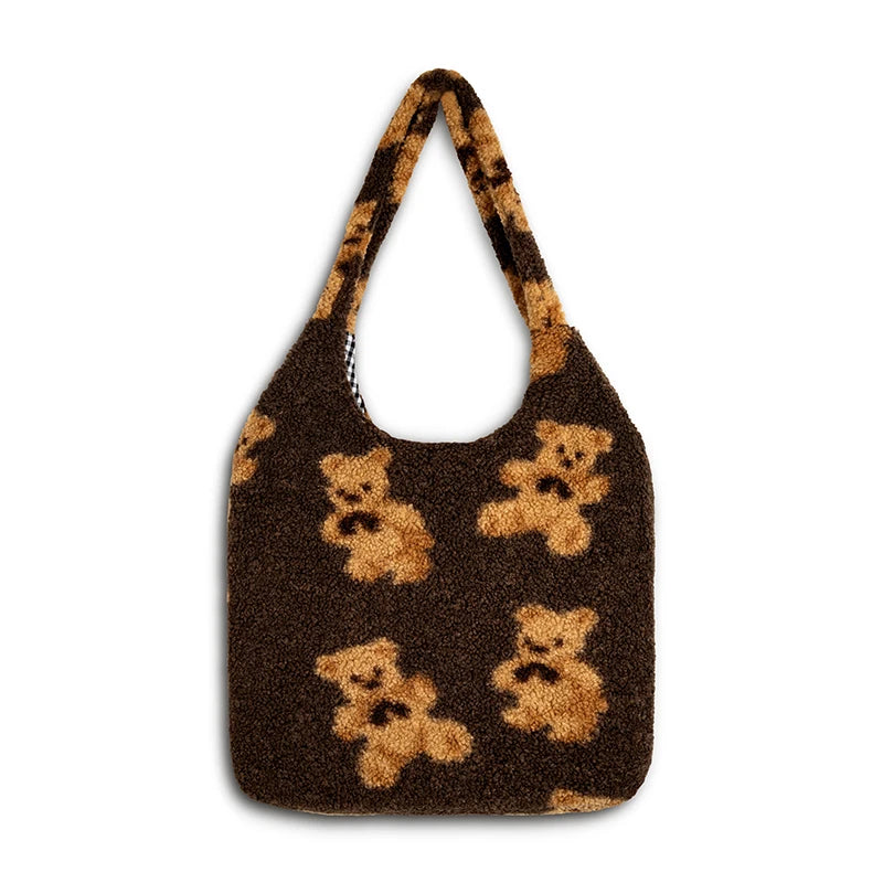 Fluffy Teddy Tote