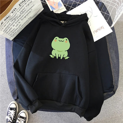 Frosch Kapuzenpullover