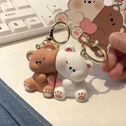 Teddy Bears Couple Keychain