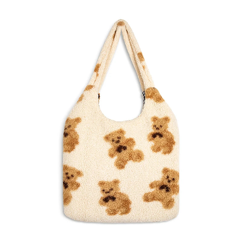 Fluffy Teddy Tote